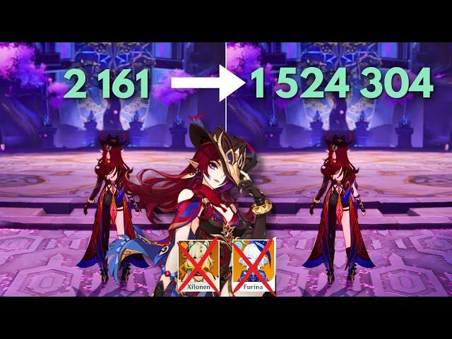 F2P: Chasca 1.5M Nuke Tutorial !!  [ Genshin Impact ]