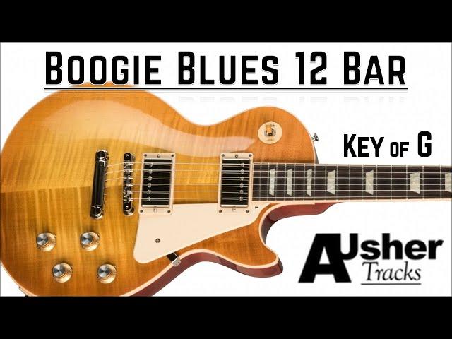 Boogie Blues 12 Bar in G | Guitar Backing Track