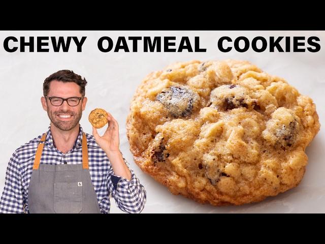 Chewy Oatmeal Cookies Recipe