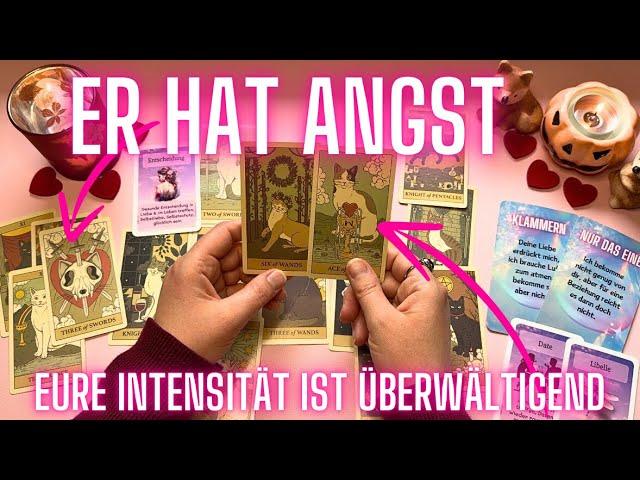 Eure intensive Bindung macht IHM Angst, aber er will DICH! ️‍ #liebeslegung #tarot