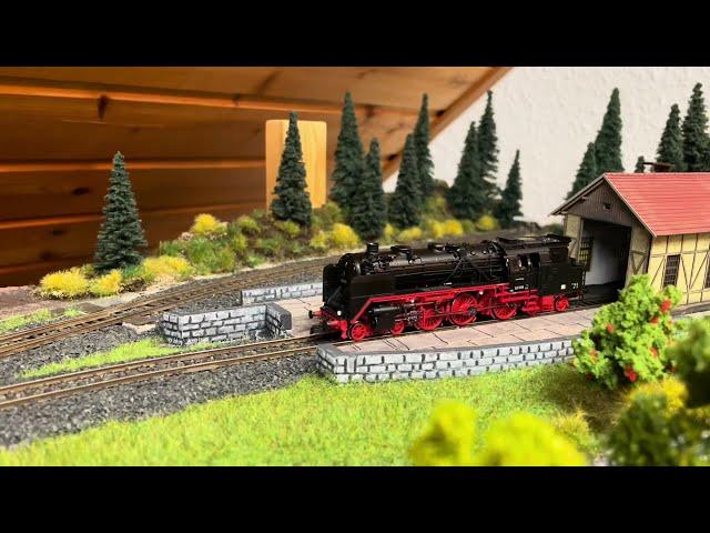 erste Runden mit Dampflok Piko  62 008 | TT Modellbahn | 1:120