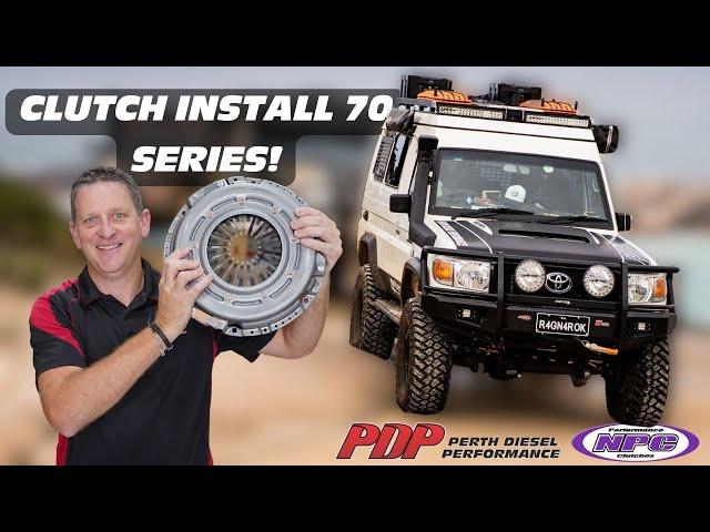 NPC Clutch Install for 70 Series Landcruiser | PDP