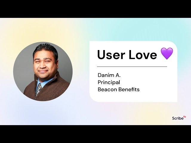 User Story - Danim at Beacon Benefits