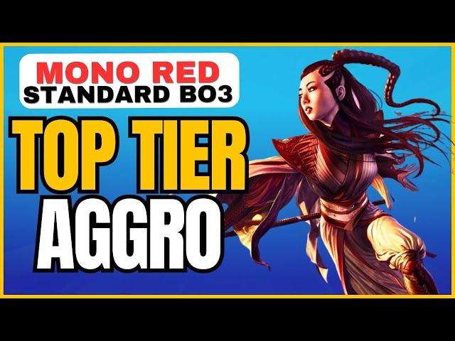 WIN GAMES FAST with Mono Red Aggro in MTG Arena Standard Bo3!