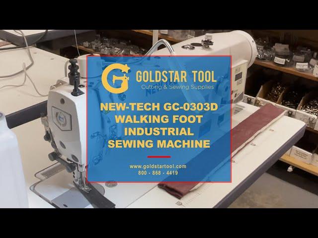 Product Showcase - New-Tech GC-0303D Walking Foot Sewing Machine - Goldstartool.com - 800-868-4419