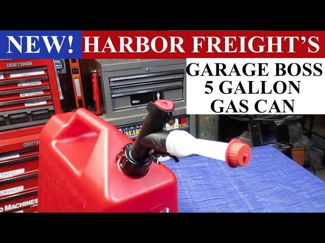 NEW! Harbor Freight's GARAGE BOSS 5-Gallon Gas Can