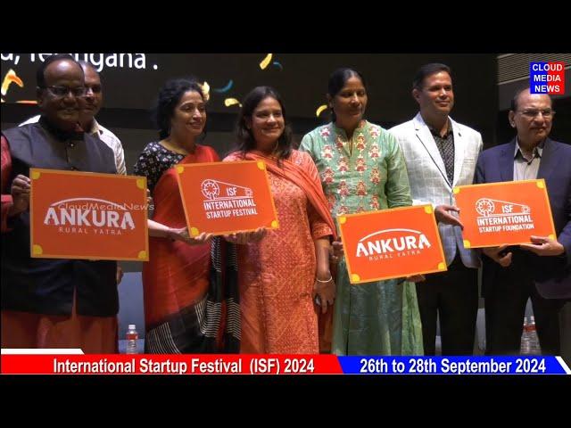 International Startup Festival ( ISF )2024  - Ankura Rural Yatra Poster Launch - Mr.JA Chowdary Garu