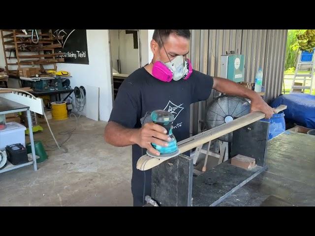 JOINTS SPEARFISHING TAHITI - BIRTH OF A VAU - INVERT ROLLER SPEARGUN - FRENCH POLYNESIA