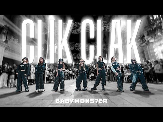 [KPOP IN PUBLIC] BABYMONSTER (베이비몬스터) _ CLIK CLAK | Dance Cover by Mini EST from Barcelona