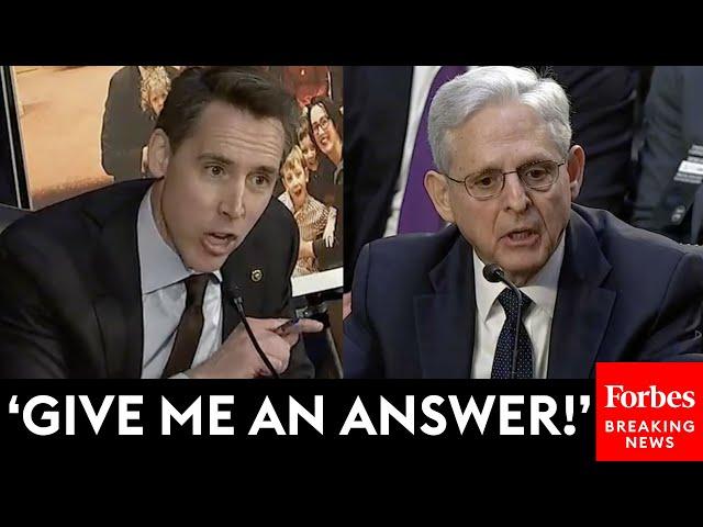 'Does Your Department Have A Problem With Anti-Catholic Bias?': Hawley Laces Into Merrick Garland