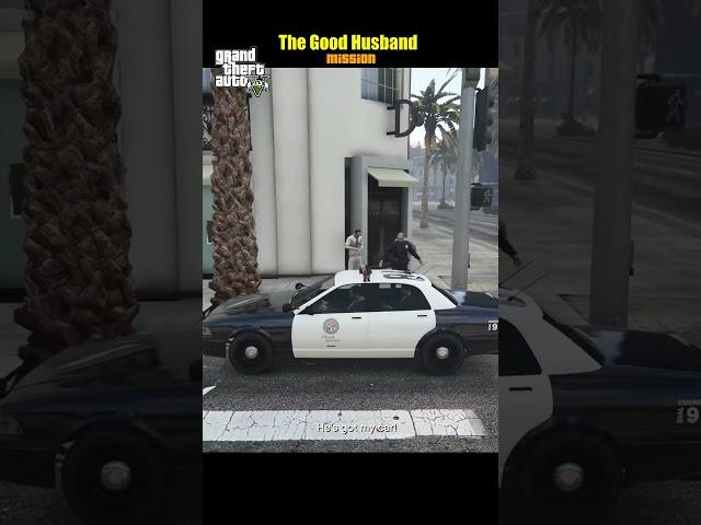 GTA 5 - Michael Save Amanda From police | The Good Husband #shorts #gta #gta5