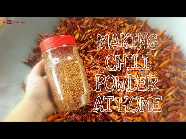 MAKING CHILI POWDER AT HOME | SUN DRIED CHILI PEPPERS