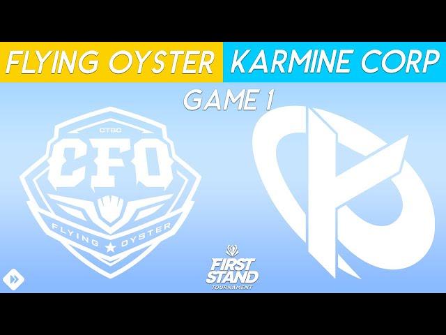 CFO vs KC Game 1 Highlights | First Stand 2025 Semifinals | CTBC Flying Oyster vs Karmine Corp G1