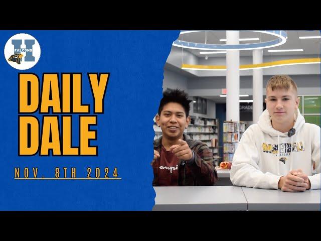 Hillsdale High School (OH) "Daily Dale" 11/8/24