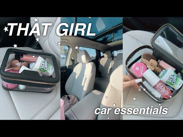 THAT GIRL CAR ESSENTIALS *pack my new car with me! amazon + target haul*