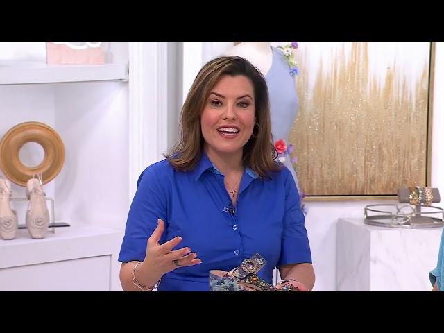 L'Artiste by Spring Step Leather Toe-Loop Sandal - Blissbloom on QVC