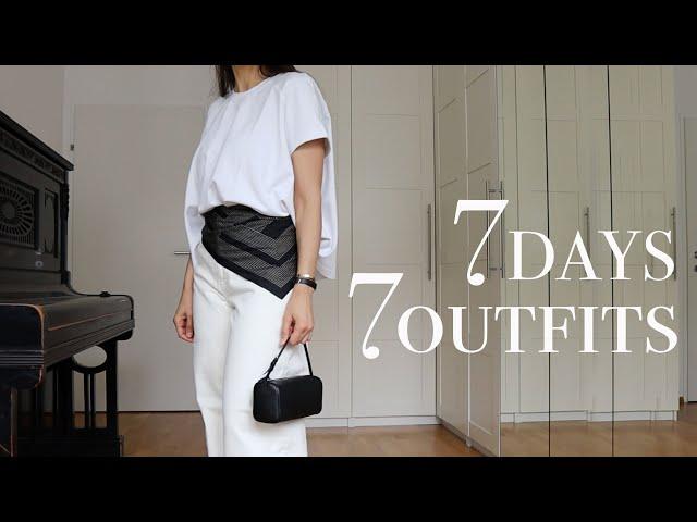 7 Days 7 Looks | Real-Life, Minimalist Outfit Ideas | the Row, Toteme, Almada Label, COS, ARKET