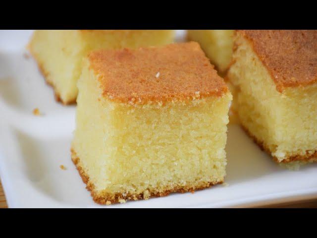 Eggless Sponge Cake | Vanilla Sponge Cake With Condensed Milk | Super Soft Eggless Cake