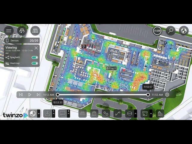 Logistics audit by twinzo: Localization Heatmaps