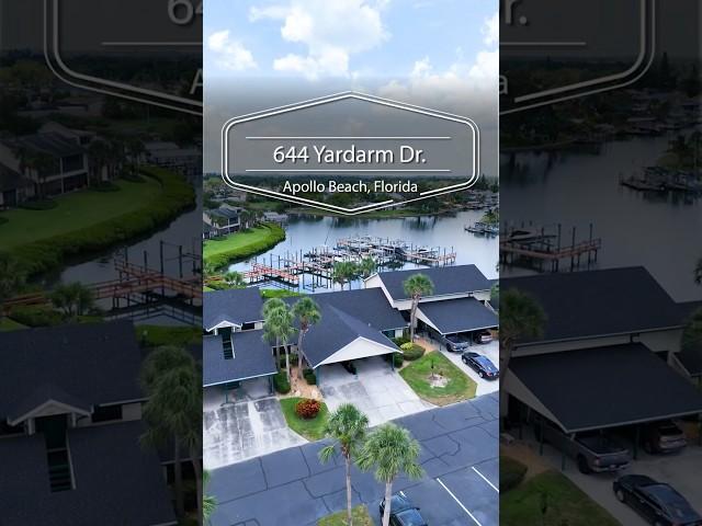 Waterfront Condo in Apollo Beach with Private Boat Dock! | Fully Furnished & Move-In Ready #shorts