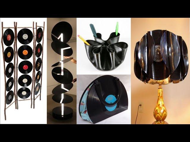 50+ Vinly Record Craft Ideas || Reycled Diy || Crafting with Vinyl Records