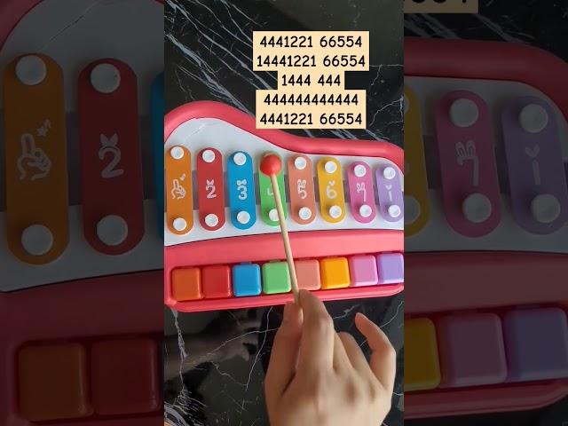 #oldmcdonaldhadafarm #xylophone #tutorial #music #nurseryrhymes