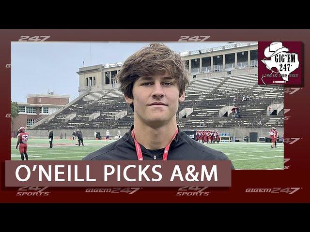 Miles O'Neill commits to A&M, standouts at Aggies' summer camp | Gig'Em 247 Podcast