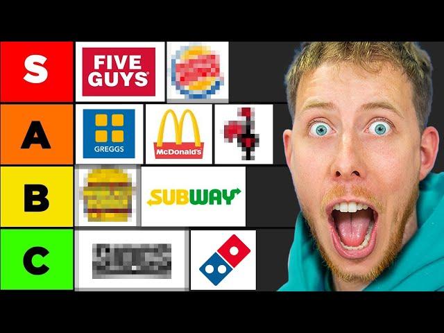 The WORST Fast Foods Tier List