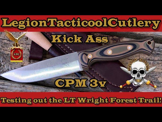 LT Wright Forest Trail Saber Grind Outdoor/Bushcraft knife.  #ltwright, #edc, #bushcraft #outdoors