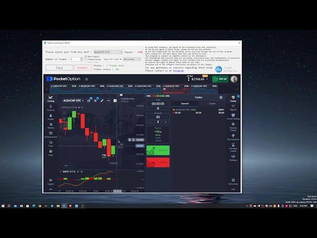 Pocket Option Automatic Robot | API | Special Modes | Make Profits