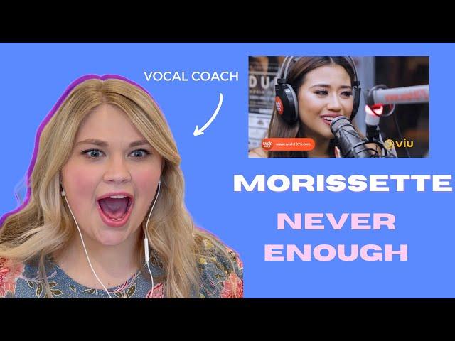 MORISSETTE | "Never Enough" | Vocal Coach Reacts