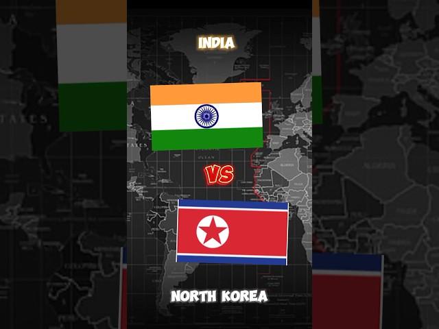 India vs North Korea | general comparison | #viral #shorts #countrycomparison