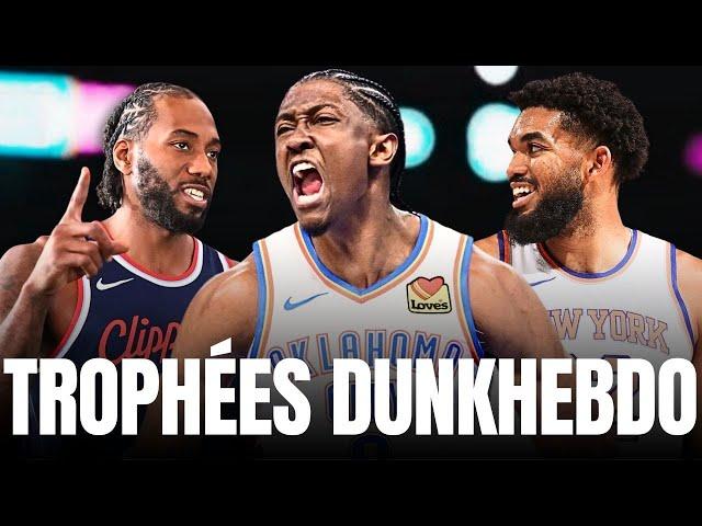 Les 12 trophées (inventés) de Dunkhebdo pour la saison NBA 2024/2025