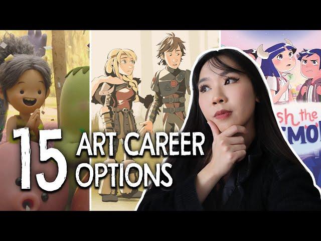 15 Art Career Options (Animation, Illustration, Design)