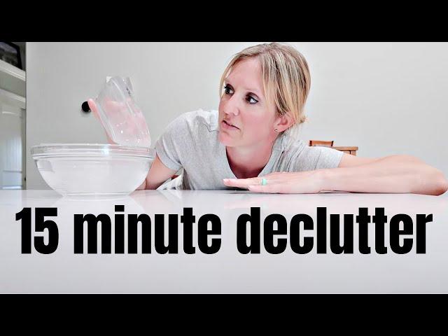 15 MINUTE WHOLE HOUSE DECLUTTER | MEGA MOTIVATION