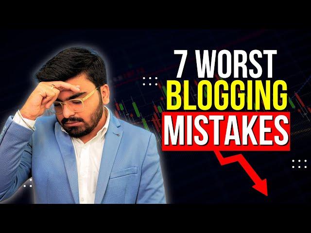 7 Blogging Mistakes To Avoid For Beginners (2024)‍️ Avoid These Blogging Mistakes For Beginners 