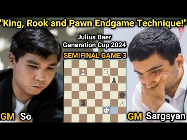 Wesley So VS Shant Sargsyan | Julius Baer Generation Cup 2024 | Division 2 Winners Bracket SF Game 3