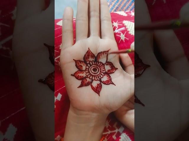 saral mehandi design ️️