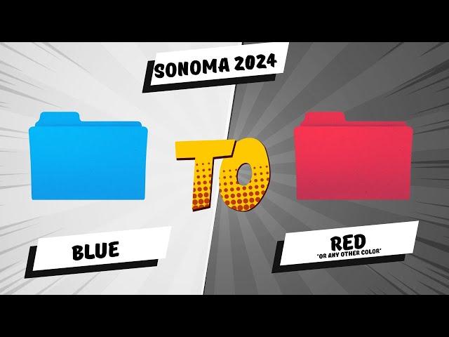 How to Change Mac Folder Icons/Color | Sonoma (2024)