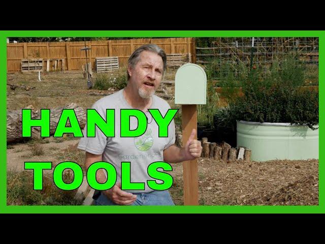 Mailbox Garden Tool Storage