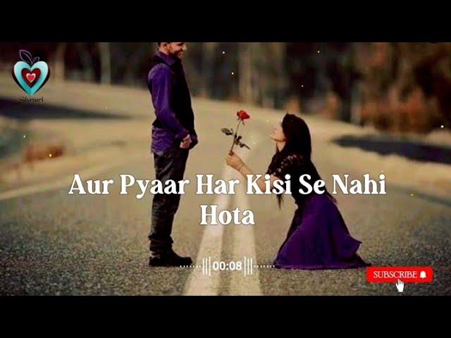 New Shayari Status In Hindi | Romantic Shayari Status ️| Sad Shayari Status | Love Shayari Status