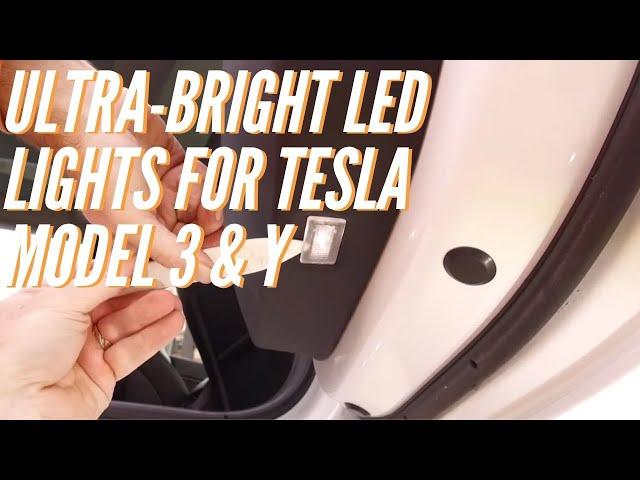 Installing Abstract Ocean's Ultra-Bright LED lights in the Tesla Model 3 & Y