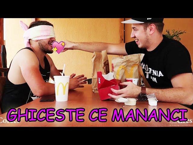 Ghiceste ce mananci | KFC vs Mc Donald Taste Challenge