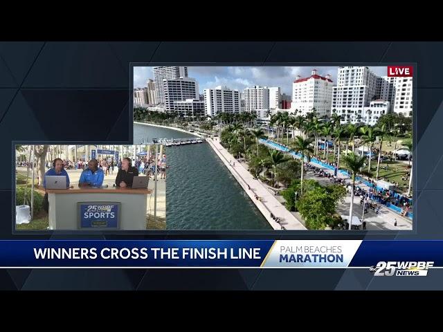 LIVE: Follow live coverage of the Palm Beaches Marathon with Shayne Wright and Yianni Kourakis