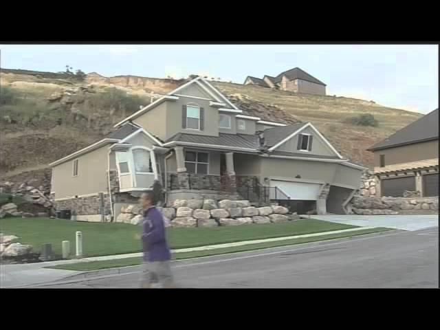 Watch: Landslide Crushes a Home