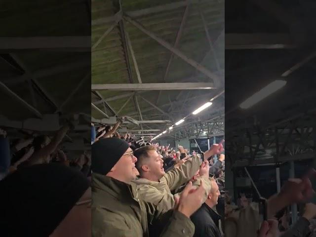 Fulham fans celebrate comeback vs Brentford 2:1 #premierleague #shorts #footballpassion