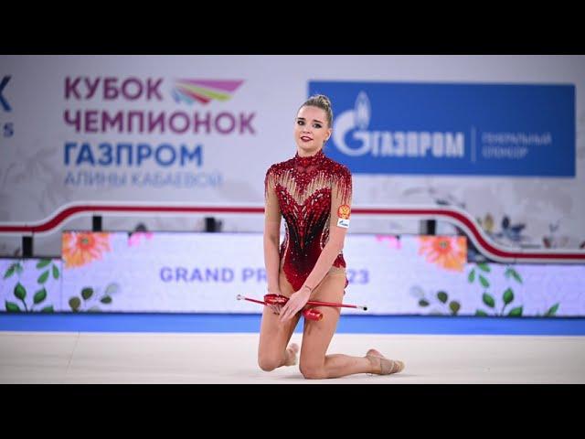 Dina Averina Clubs Grand Prix Moscow 2023 EF