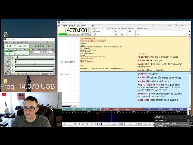 ModernHam Livestream - Chatting and Working PSK31