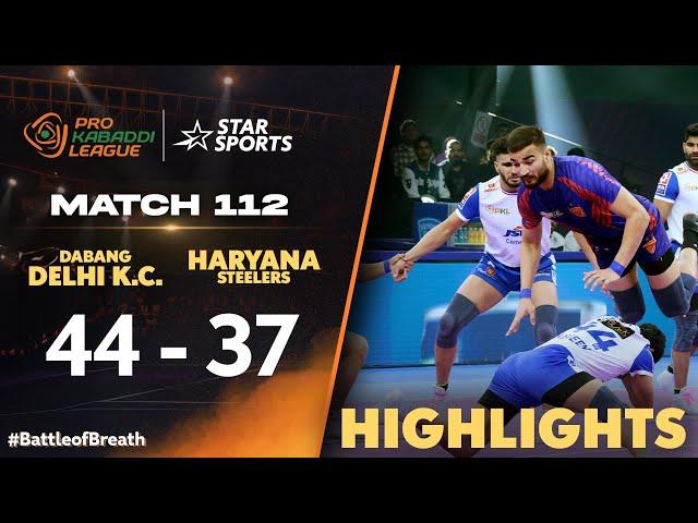 #DabangDelhi Secure Vital 5 Points Against #HaryanaSteelers! | #ProKabaddiOnStar HIGHLIGHTS