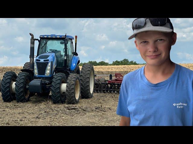 Spreading Manure and Working Dirt with my 14 year old brother